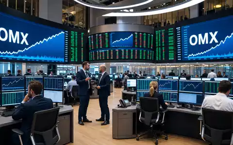 Börsen-Editorial-Szene am Handelsplatz der OMX Nasdaq Stockholm, wo Hexpol AB, ISIN SE0011624077, notiert ist - Foto: THN