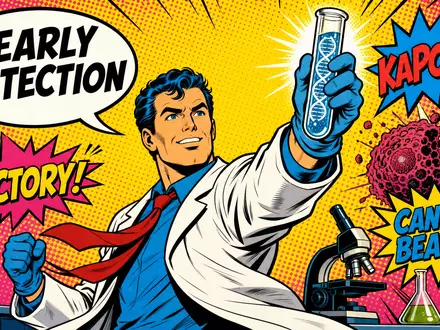 Exact Sciences Corp. kämpft gegen Krebs als bunter Pop-Art-Comic zur Krebsfrüherkennung US30063P1057 - Foto: THN