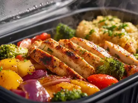 Delivery Hero SE liefert frische Mahlzeiten weltweit, Makro-Detailaufnahme zeigt ISIN DE000A2E4K43 Branchenkern - Foto: THN