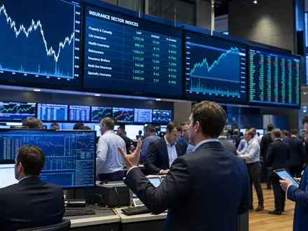 NN Group N.V. (ISIN NL0010773842) passt zu diesem Editorial-Foto vom Handelssaal der Amsterdamer Börse AEX - Foto: THN