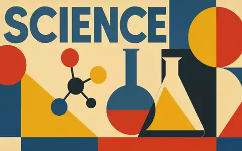 dsm-firmenich AG (ISIN CH1216478797) erscheint als geometrisches Bauhaus-Poster mit Molekülformen und dem Wort SCIENCE - Foto: THN