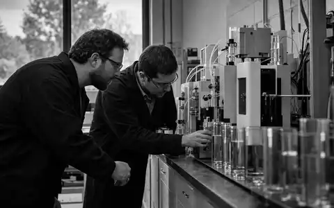 Halma plc (ISIN GB0004052071) betreibt Labore zur Wasseranalyse, hier dokumentarisch in Schwarzweiß-Reportage-Optik festgehalten - Foto: THN
