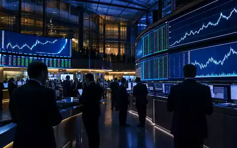 The Sage Group plc (GB00B8C37574) im Börsen-Editorial-Stil mit Handelsraum und Technologie-Aktienkurven im Hintergrund - Foto: THN