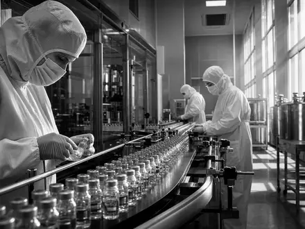 AstraZeneca plc (ISIN GB0009895292) fertigt Impfstoffe und Arzneimittel in hochmodernen, streng kontrollierten Reinraum-Produktionsanlagen - Foto: THN
