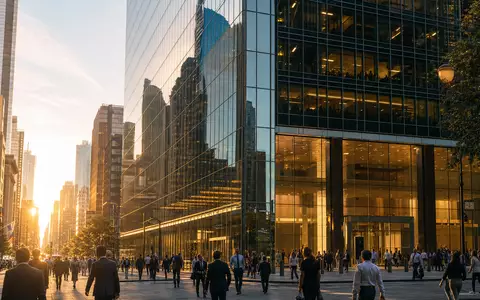 Bank of New York Mellon Hauptquartier in Manhattan – Aktie US0640581007 im Finanzdistrikt - Foto: THN