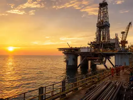 Baker Hughes Co. betreibt Offshore-Bohrplattformen weltweit und ist unter ISIN US0567521085 börsennotiert - Foto: THN