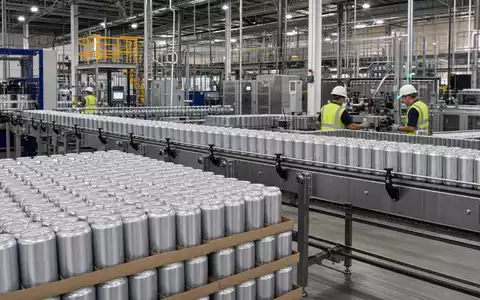 Ball Corp. produziert tĂ€glich Millionen Aluminiumdosen in groĂen US-Werken, ISIN US05722G1004 an der NYSE notiert - Foto: THN