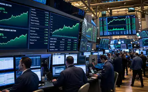 Ball Corp. NYSE-Handelssaal ISIN US05722G1004 mit Packaging-Sektor-Charts und aktiven Börsenhändlern am Bildschirm - Foto: THN