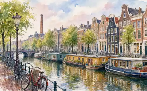Heineken N.V. (NL0000009165) hat seinen Firmensitz nahe malerischer historischer Grachten mitten in der Amsterdamer Altstadt - Foto: THN