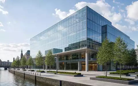 Heineken N.V. (NL0000009165) unterhält repräsentative Konzernbüros in modernen verglasten Bürogebäuden direkt am Amsterdamer Wasser - Foto: THN