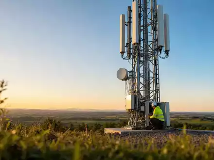 Vodafone Group plc (ISIN GB00BH4HKS39) betreibt Mobilfunkmasten fĂŒr 5G-Netzabdeckung in lĂ€ndlichen Regionen Europas heute - Foto: THN