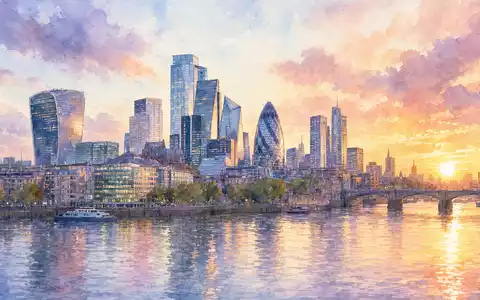 Barclays plc (ISIN GB0031348658) hat ihren Hauptsitz in der eindrucksvollen Skyline der Themse-Metropole London - Foto: THN