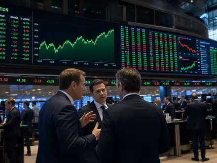 Sysco Corp. (US8718291078) im Börsen-Editorial mit Trading-Floor und sektorspezifischen Charts zur Lebensmitteldistribution - Foto: THN