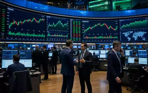Koninklijke Vopak N.V. (ISIN NL0009432491) wird an der Euronext Amsterdam gehandelt, hier im editorialen Trading-Floor-Motiv - Foto: THN