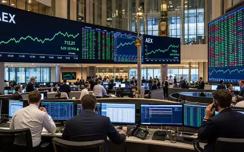 Editorial-Foto vom Handelssaal der Euronext Amsterdam zeigt das Börsenumfeld von Corbion N.V. (ISIN NL0010583399) - Foto: THN