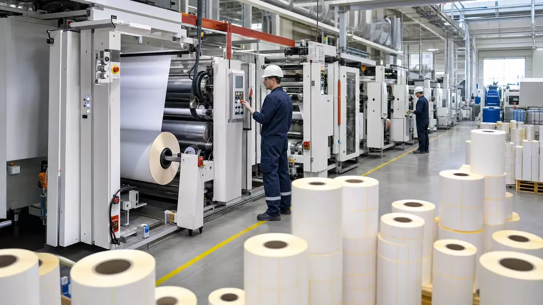 Fotorealistische Etikettenproduktion mit Beschichtungsmaschinen und Rollenware bei Avery Dennison