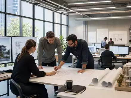 Autodesk Inc. ermöglicht mit CAD-Software US0527691069 kollaboratives Arbeiten in modernen Architekturbüros weltweit - Foto: THN