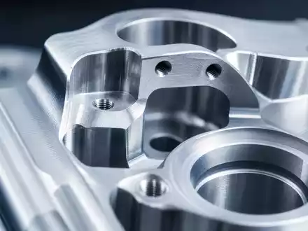 Autodesk Inc. optimiert CNC-Fertigung per Software; Makroaufnahme zeigt präzises Aluminiumbauteil, ISIN US0527691069 - Foto: THN