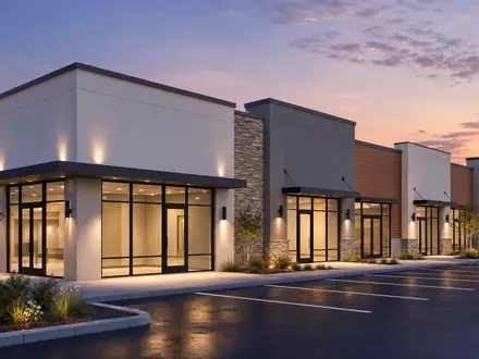Ross Stores Inc. (US7782961038) nutzt Ladenflächen in Einkaufszentren, hier als moderner Architektur-Render eines Gebäudes gezeigt - Foto: THN