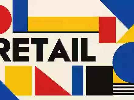 Ross Stores Inc. (US7782961038) gehört zur Branche Einzelhandel, dargestellt als Bauhaus-Poster mit dem Wort RETAIL - Foto: THN