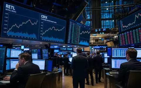 Ross Stores Inc. (US7782961038) wird an der Börse gehandelt, editorial dargestellt mit Trading-Floor und Einzelhandels-Sektorcharts - Foto: THN