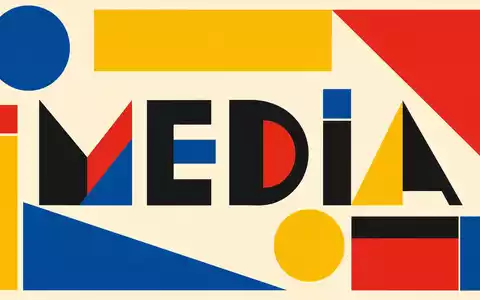 Bauhaus-Poster mit geometrischen Formen symbolisiert die Medienbranche von WPP plc (ISIN JE00B8KF9B49) grafisch - Foto: THN