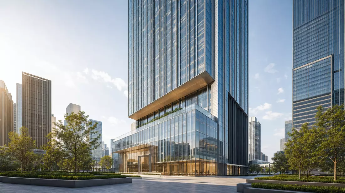 Architektur-Render Bürokomplex Finanzviertel Legal & General Group plc GB0005603997
