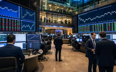 BT Group plc (ISIN GB0030913577) wird als Börsen-Editorial mit Handelsraum und FTSE-Kursdaten gezeigt - Foto: THN
