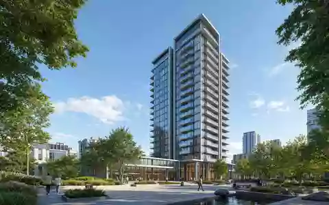 Architektur-Render eines modernen Wohnturms zeigt Entwicklungsprojekte typisch für die Mobimo Holding AG CH0011108872 - Foto: THN
