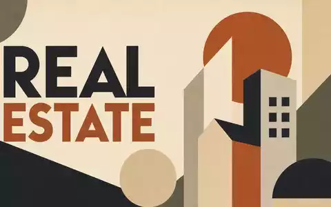 Allreal Holding AG (CH0008837566) wird als geometrisches Bauhaus-Poster mit dem Text REAL ESTATE dargestellt - Foto: THN