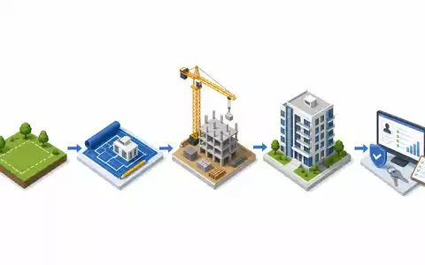 Allreal Holding AG (CH0008837566) stellt die gesamte Immobilien-Wertschöpfungskette als farbige isometrische 3D-Grafik dar - Foto: THN