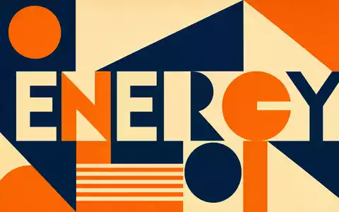 Bauhaus-Poster mit geometrischen Formen und Sektor-Text symbolisiert Wärtsilä Oyj Abp, Aktie ISIN FI0009003727, Marine-Energie-Industrie Finnlands - Foto: THN