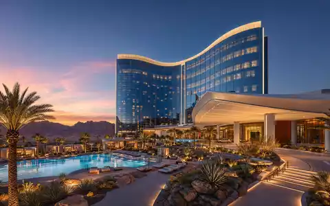 Caesars Entertainment Resort als modernes Architektur Render in Nevada, Wertpapier ISIN US12738T1034 notiert - Foto: THN