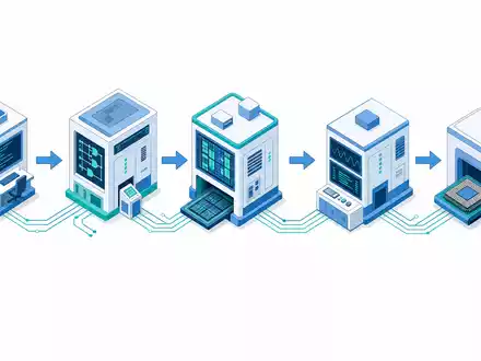 Cadence Design Systems US12541W1027 isometrische Darstellung der EDA-Software-Wertschöpfungskette von RTL bis Tape-out - Foto: THN