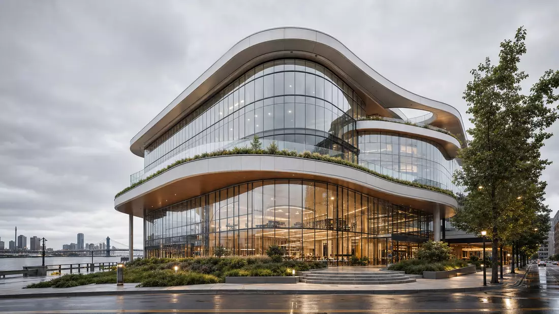 Architektur-Render des Campbell Soup Co. Hauptsitzes in Camden NJ