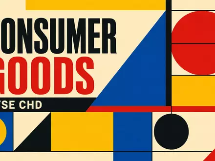 Church & Dwight US1713401024 Bauhaus-Poster geometrisch mit Text CONSUMER GOODS NYSE CHD Sektor - Foto: THN