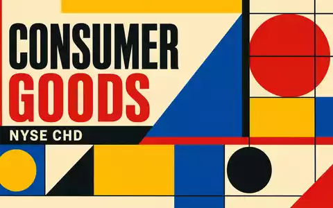 Church & Dwight US1713401024 Bauhaus-Poster geometrisch mit Text CONSUMER GOODS NYSE CHD Sektor - Foto: THN