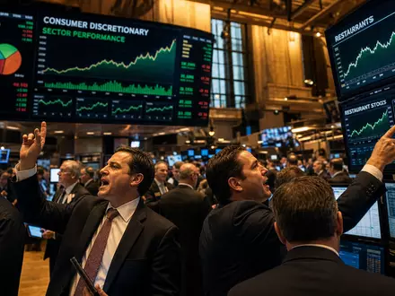 Chipotle Mexican Grill NYSE Handelsparkett mit Restaurant Sektor Charts zeigt Kursperformance der Aktie US1696561059 - Foto: THN