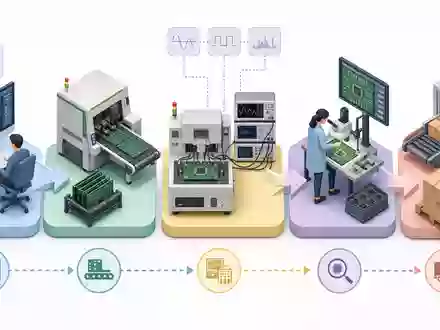 Keysight Technologies (US49338L1035) stellt die isometrische Wertschöpfungskette von Design bis zum Versand elektronischer Bauteile dar - Foto: THN