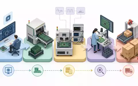 Keysight Technologies (US49338L1035) stellt die isometrische Wertschöpfungskette von Design bis zum Versand elektronischer Bauteile dar - Foto: THN