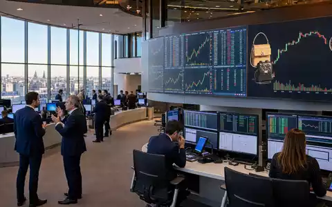 Editorial-Aufnahme vom Handelsraum der Euronext Paris zeigt Marktumfeld von Kering S.A. mit ISIN FR0000121485 heute - Foto: THN