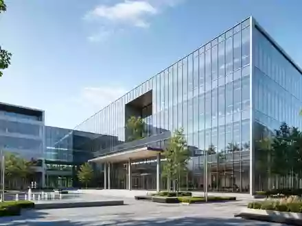 Architektur-Render eines modernen Bürogebäudes repräsentiert Public Service Ent. Aktie US7445731067 im Energiesektor symbolisch - Foto: THN