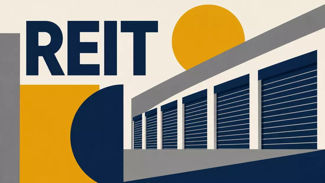 Bauhaus-Poster mit geometrischen Formen und Schriftzug REIT