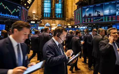 Börsen-Editorial mit Trading-Floor und Industrie-Charts symbolisiert Börsennotierung von W.W. Grainger Inc, US3848021040 - Foto: THN