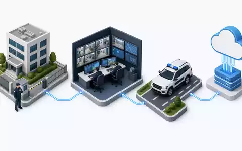 Securitas AB (ISIN SE0000163594) verbindet Wachpersonal, Leitstellen, mobile Einsatzfahrzeuge und Cloud-Datenanalyse zu integrierten Sicherheitslösungen - Foto: THN