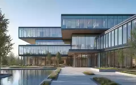 Electrolux AB (ISIN SE0016589188) präsentiert einen modernen Architektur-Render eines Hauptsitz-Bürogebäudes mit eleganter Glasfassade - Foto: THN