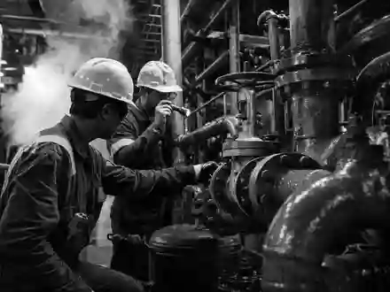 Clariant AG (CH0012142631) in dokumentarischer Schwarzweiß-Reportage-Fotografie mit Fokus auf Details der Arbeitsumgebung - Foto: THN