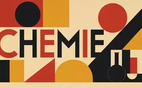 Bauhaus-Poster mit geometrischen Formen steht sinnbildlich für EMS-Chemie Holding AG, ISIN CH0016440353, grafisch reduziert - Foto: THN