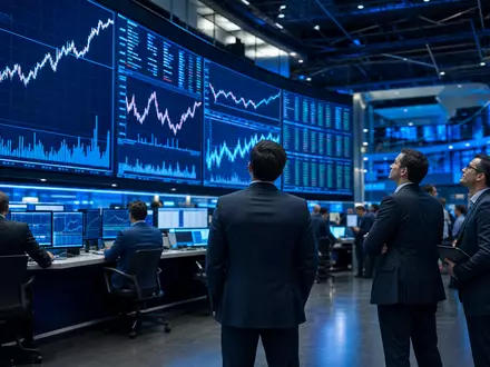 Temenos AG (CH0012453913) im Börsen-Editorial-Stil mit Trading-Floor, Kurscharts und professionellen Analysten im Fokus - Foto: THN