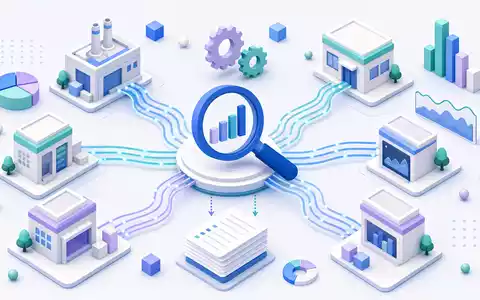 Isometrische 3D-Illustration zeigt Bewertungsprozess-Kette und visualisiert die Arbeitsweise von Moody's Corporation, ISIN US6153691059, schematisch - Foto: THN
